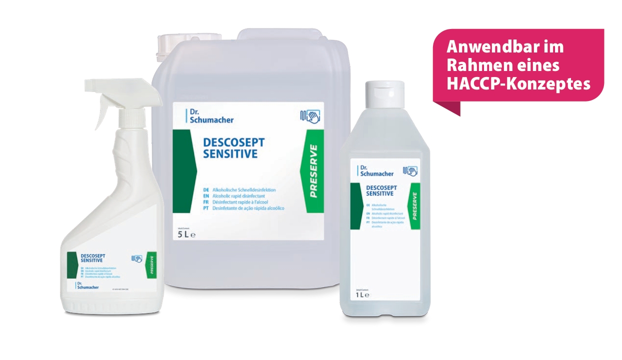 DESCOSEPT SENSITIVE, alkoholische Schnelldesinfektion