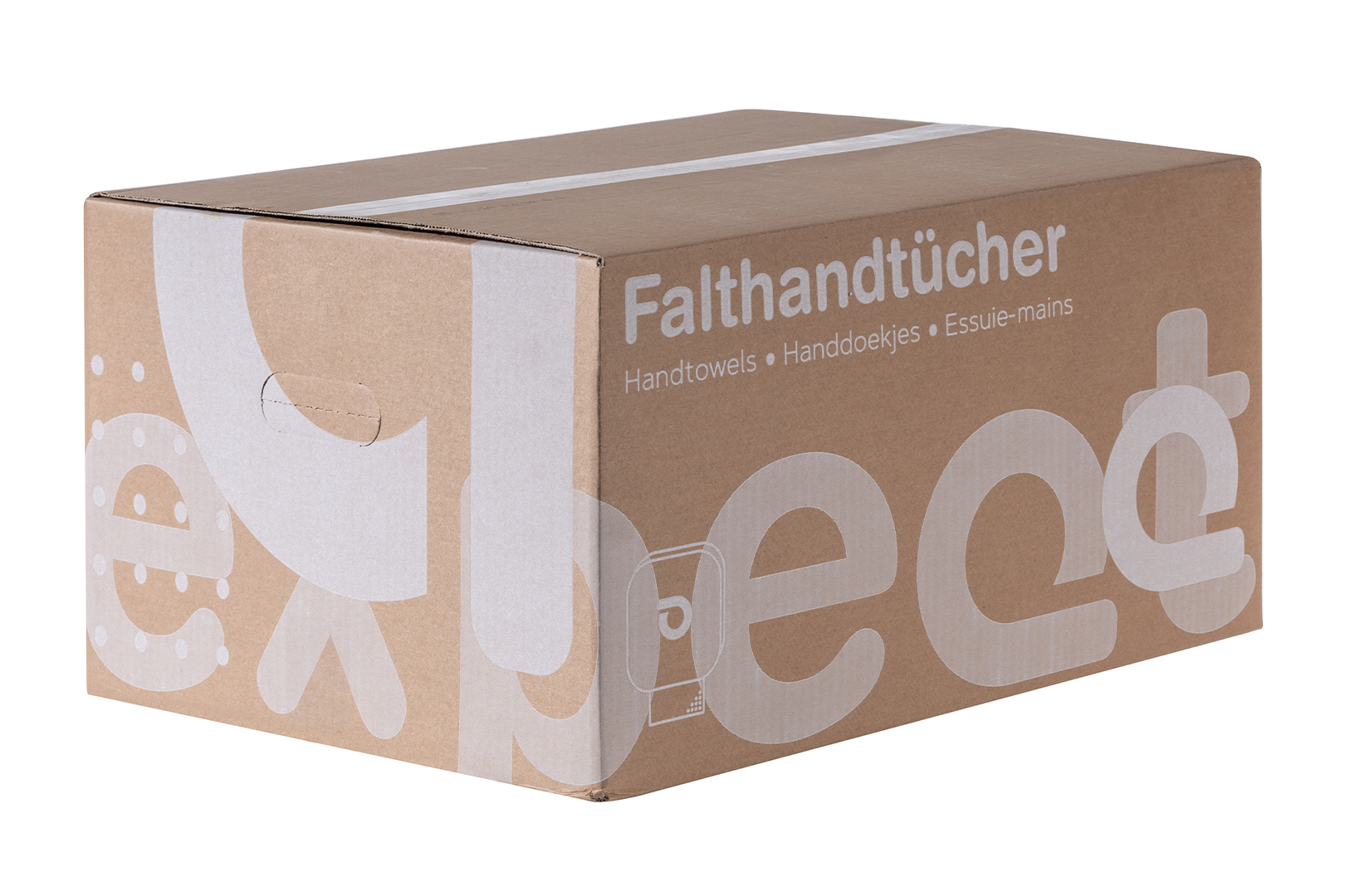 Papierhandtuch Hochweiß, V-Falz, 2-lagig, 25 x 23 cm, 3200 Blatt