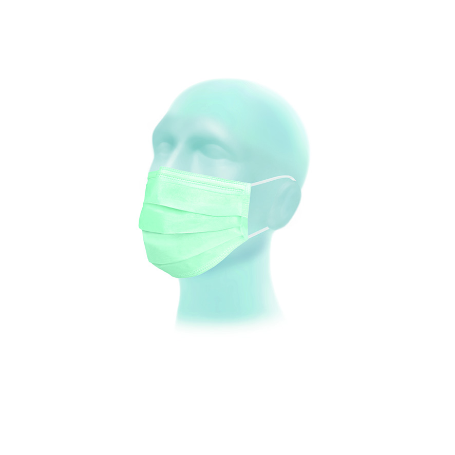 OP-Maske / Mundschutzmaske Suavel Protec,  mit elastischen Ohrschlaufen, Packung á 50 Stück