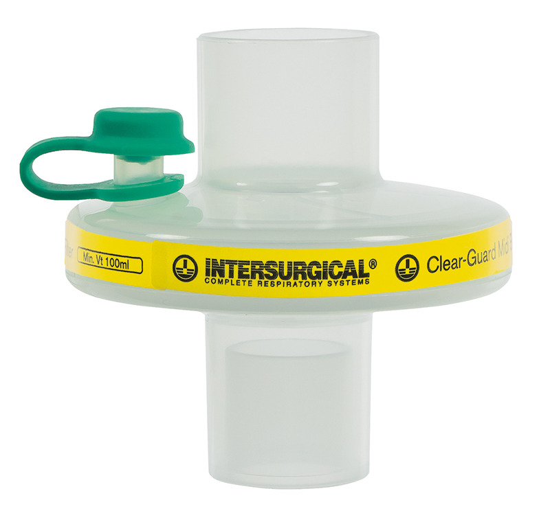 Clear-Guard Midi Bakterien-/Virenfilter mit Luer Port, Packung á 100 Stück