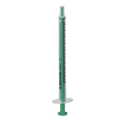Injekt-F Solo, 1 ml, ohne Kanüle, 2-teilig, Packung á 100 Stück